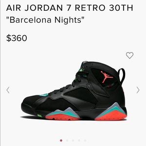 Nike Jordans ‘Barcelona Nights’ sneakers